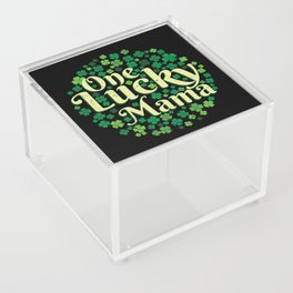 One Lucky Mama St Patrick's Day Acrylic Box