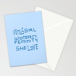 Words and women 2  Stationery Card