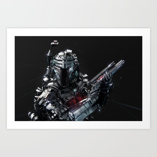 Boba Fett Art Print
