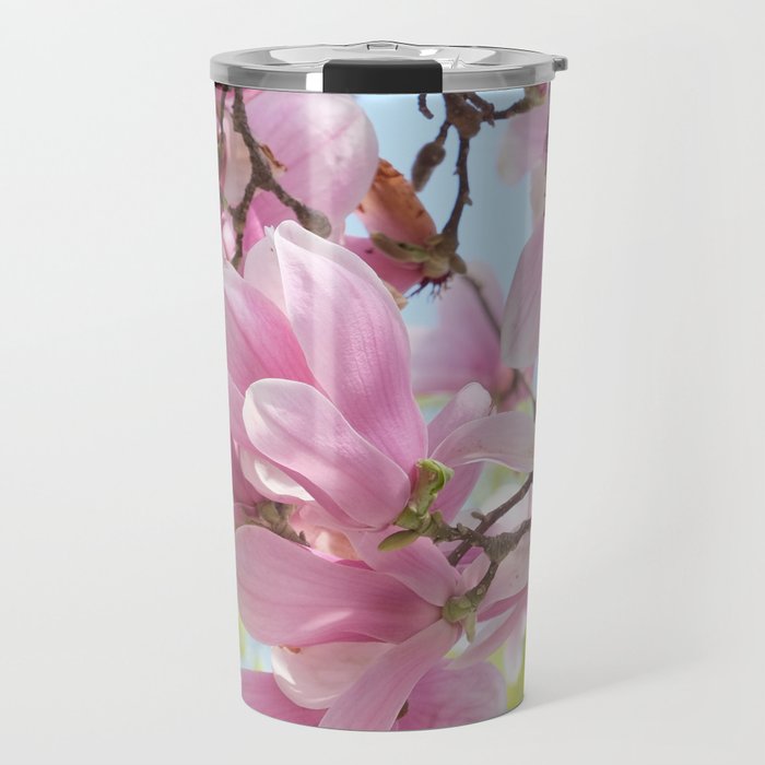 Cheery, bright magnolias Travel Mug