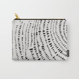 Tree Rings No. 1 Line Art Carry-All Pouch