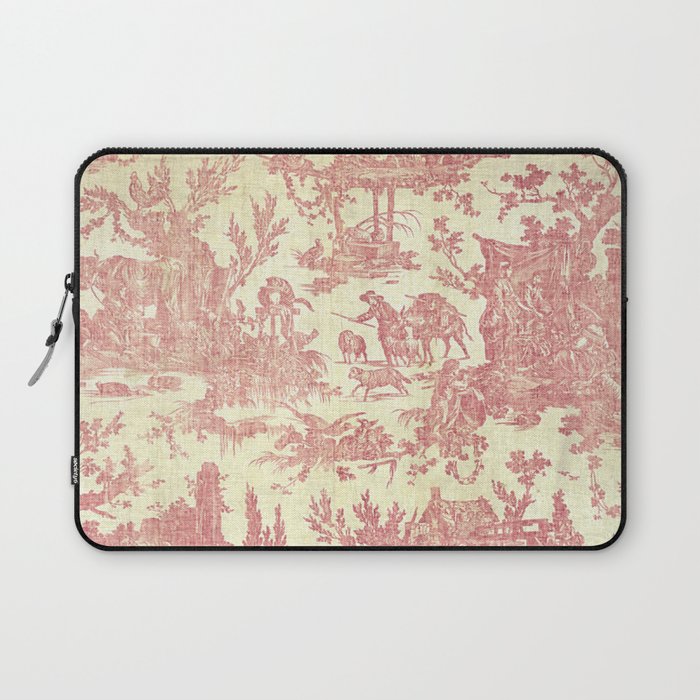 Les Plaisirs de la Ferme - The Pleasures of the Farm Laptop Sleeve