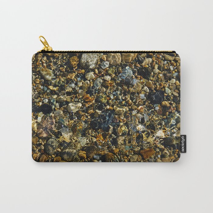 River Pebbles Photo | Nature Photography Carry-All Pouch