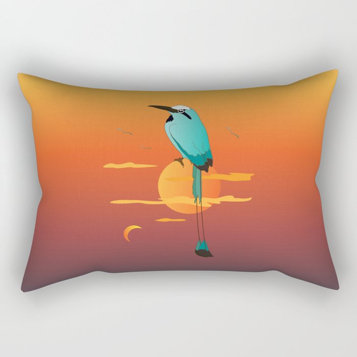 Oklahoma Bird Rectangular Pillow