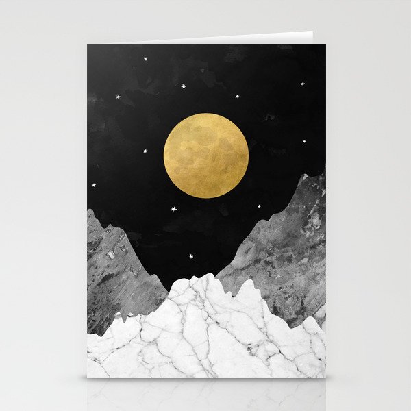Moon and Stars Stationery Cards