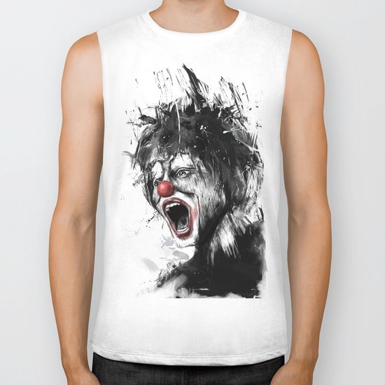 the clown Biker Tank