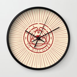 Dare to Discover - All Seeing Eye Wall Clock
