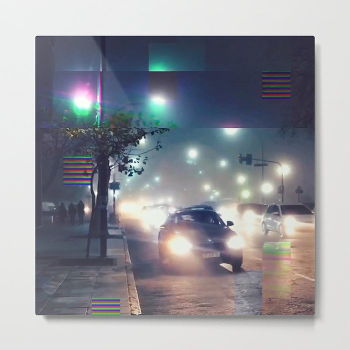 Another foggy night Metal Print