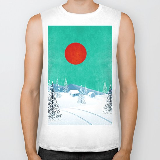 Winter Nature Biker Tank