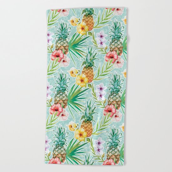Tropical Summer #6 Beach Towel