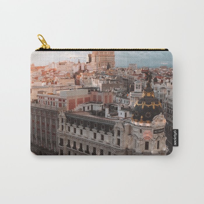 Spain Photography - Beautiful Architecture In Madrid Carry-All Pouch