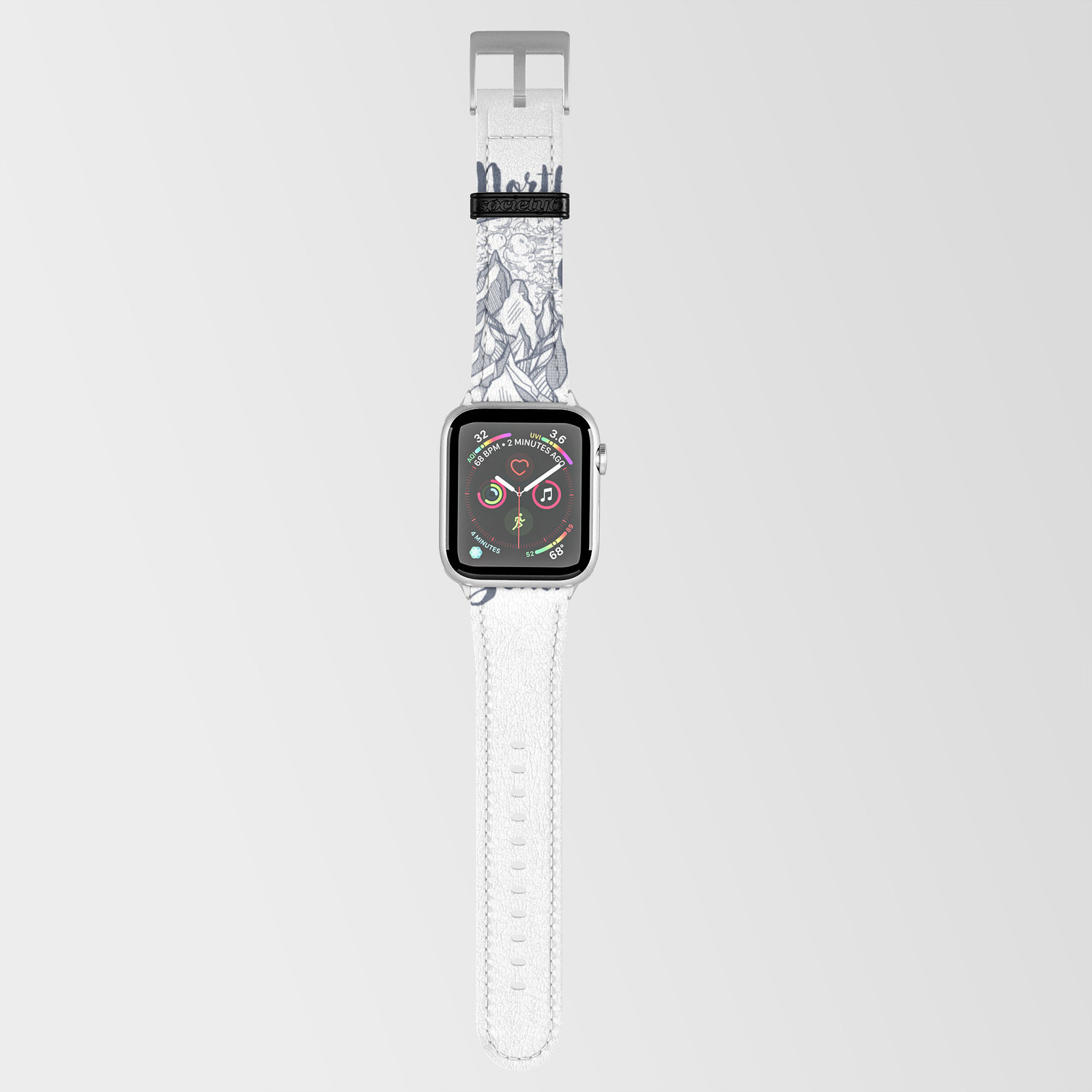 Compass Mountain Road Trip Apple Watch Band By Nature Magick Cascadia Collection Society6