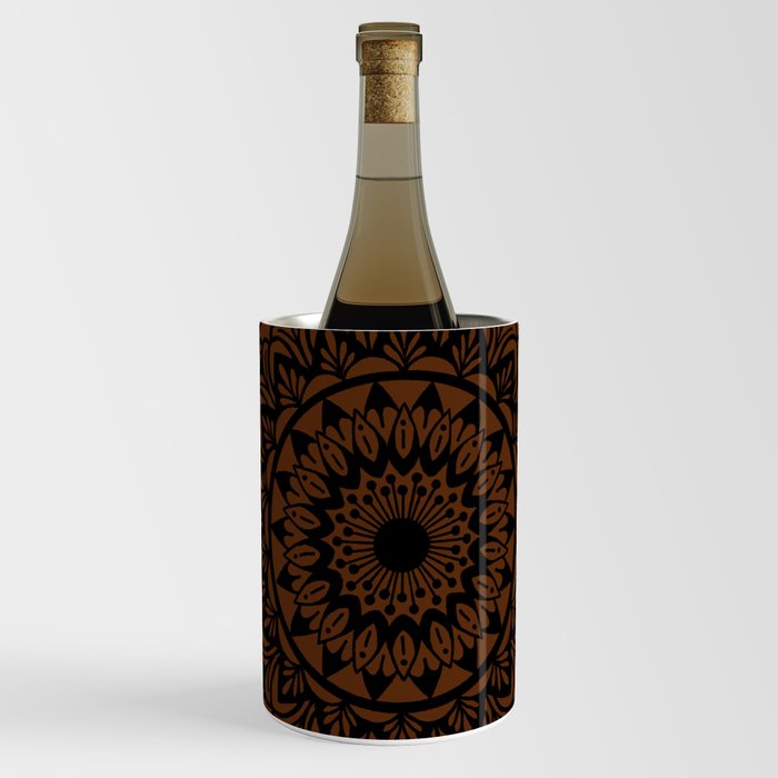 Sapphorica Creations- Lotus Mandala- Color  Wine Chiller