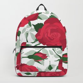 Big Red Rose Trendy Collection Backpack