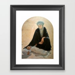 Arabic Madonna and Child - Albert Aublet Framed Art Print