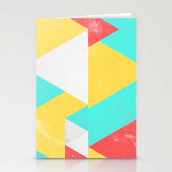 Triangle Pattern I Stationery Cards