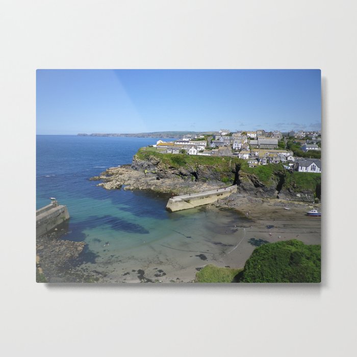 PORT ISAAC HARBOUR (PORTWENN IN DOC MARTIN) CORNWALL Metal Print