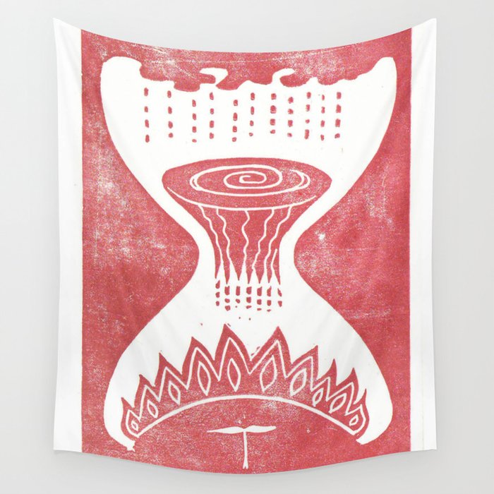 Healing (White) Wall Tapestry