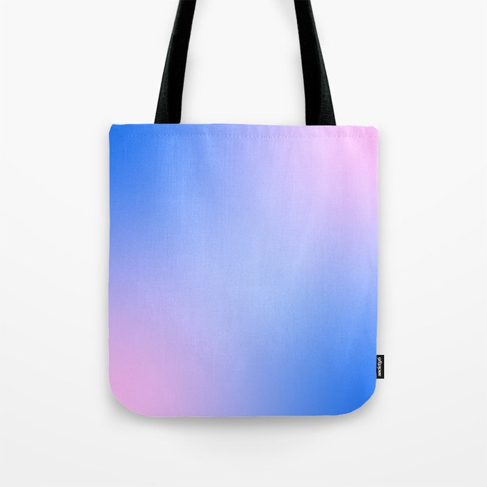 Minimal pastel blue - purple pink gradient Tote Bag