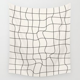 Warp Grid: Off-White Day Edition Wall Tapestry