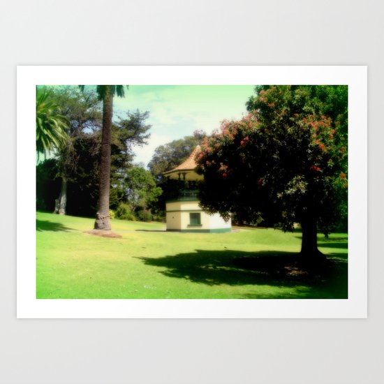 Gazebo Art Print