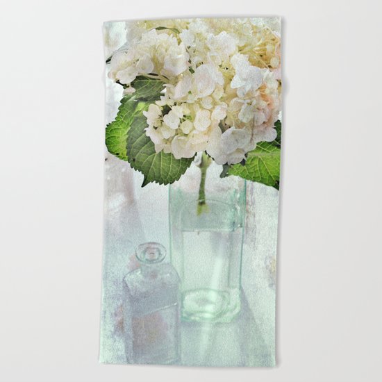 Whitish Beach Towel