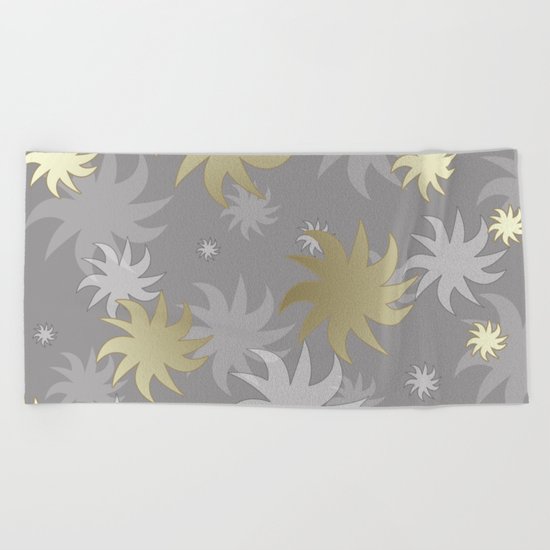 CHRISTMAS STARS 03 Beach Towel