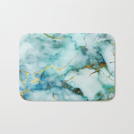 Marble Effect #1 Bath Mat