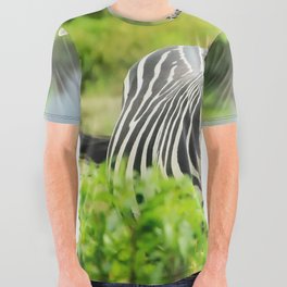 South Africa Photography - Two Zebras In Love All Over Graphic Tee