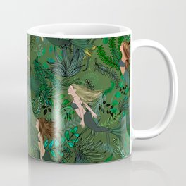 Mermaids in an Underwater Garden Coffee Mug