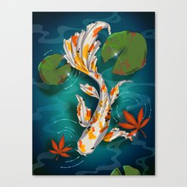 koi fishy Canvas Print