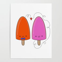 Popsicle Love Poster