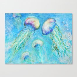 Jellyfish Juggle Canvas Print