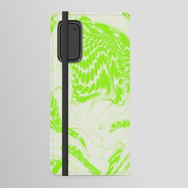 Green Wave Grunge Android Wallet Case