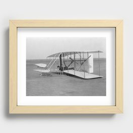 Wilbur Wright After Unsuccessful Flying Attempt - 1903 Recessed Framed Print