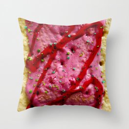 Pink Poptart Throw Pillow