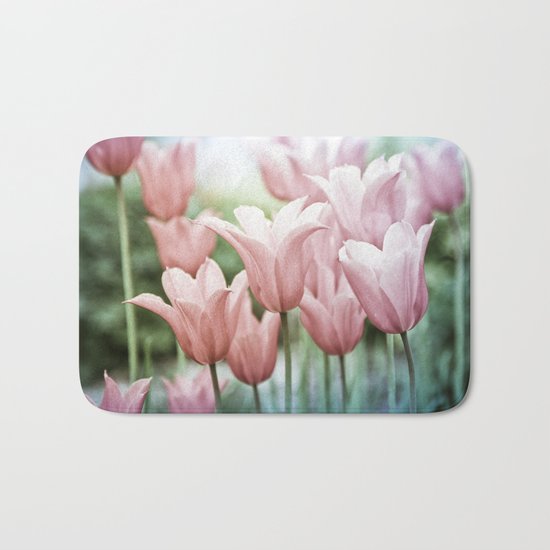 Lovely Tulips Bath Mat
