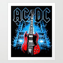 Acdc Art Prints For Any Decor Style Society6