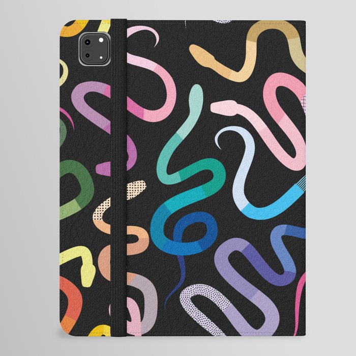Rainbow Snakes iPad Folio Case