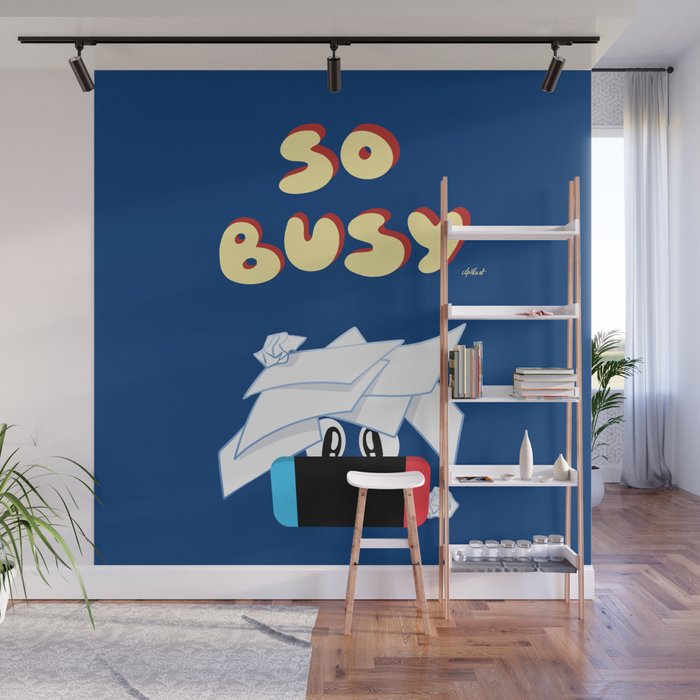 So Busy Wall Mural