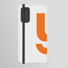 letter Y (Orange & White) Android Wallet Case