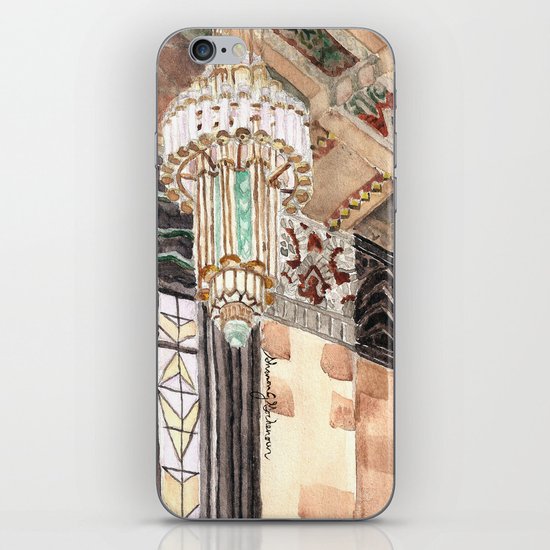 inside the Art Deco spaceship iPhone & iPod Skin