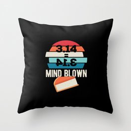 Funny Pi Day Throw Pillow