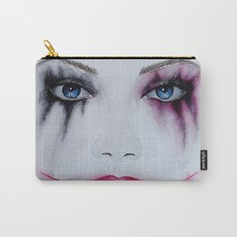 Harley Quinn Carry-All Pouch | Joker, Thejoker, Suicidesquad, Harley, Creepy, Movies & TV, Illustration, Halloween, Clown, Painting 