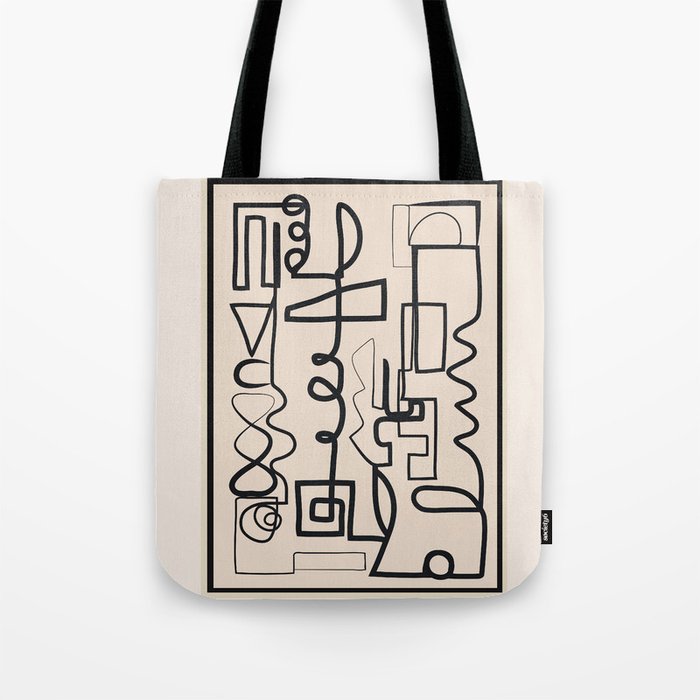 Abstract Line Movement 04 Tote Bag