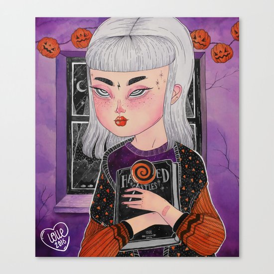 HAUNTED HOUSE Canvas Print