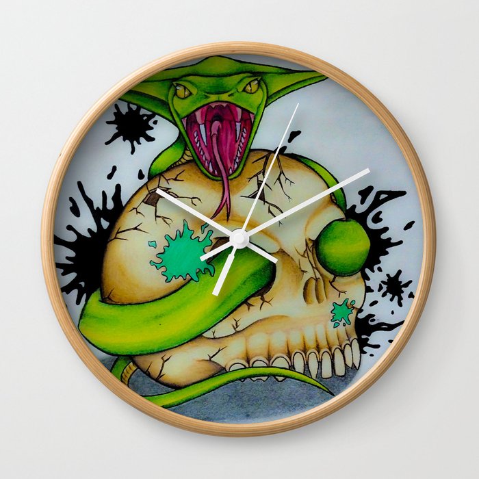Graphic Cobra Wall Clock