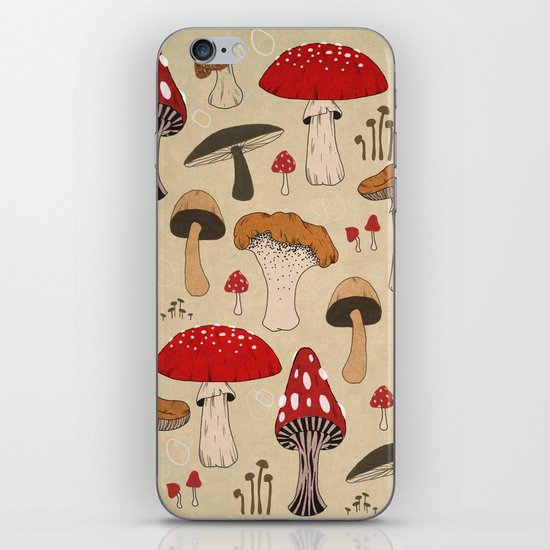 Mushrooms iPhone & iPod Skin