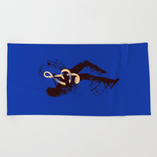 Solo (Blue) Beach Towel