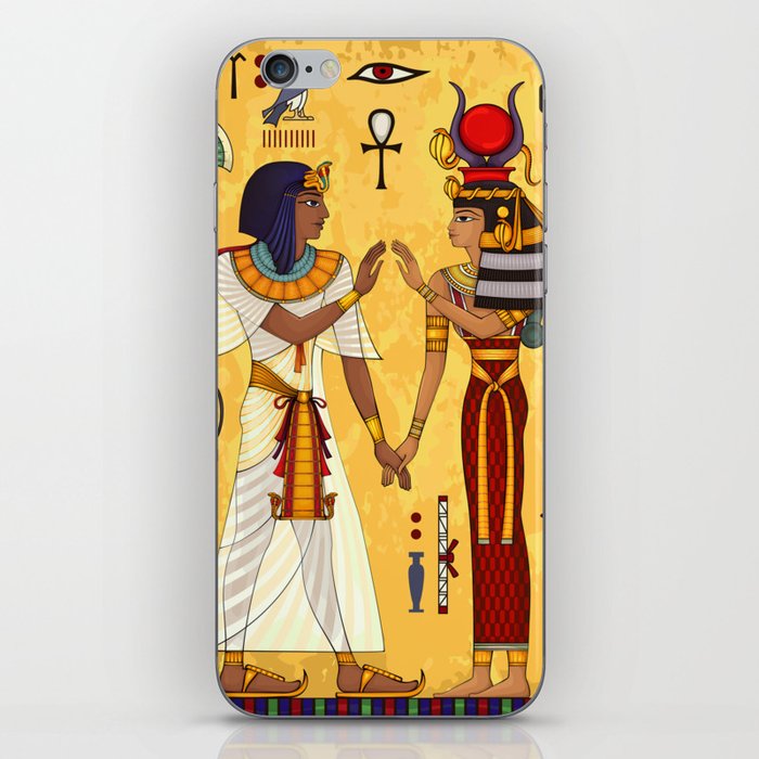 Egyptian hieroglyph and symbol. iPhone Skin